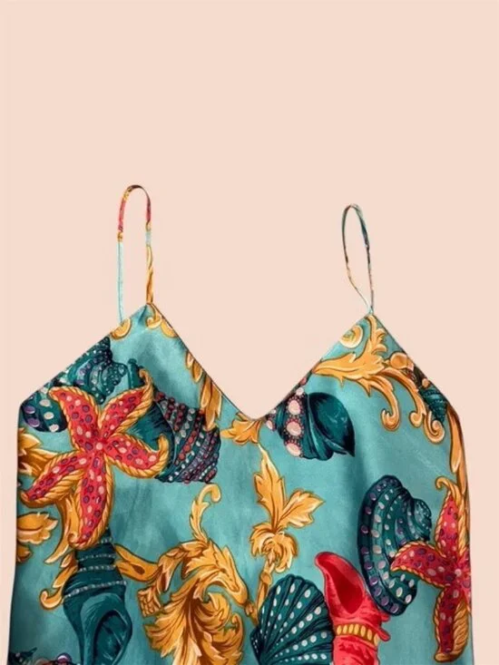 Victoria's Secret 100% Silk Mini Dress Nightgown P - Picture 5 of 5